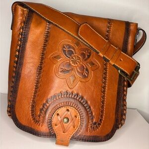 Patricia Nash Leather Crossbody Bag